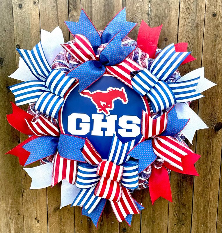 Grapevine High School, Grapevine Mustangs Spirit Wreath, GCISD
