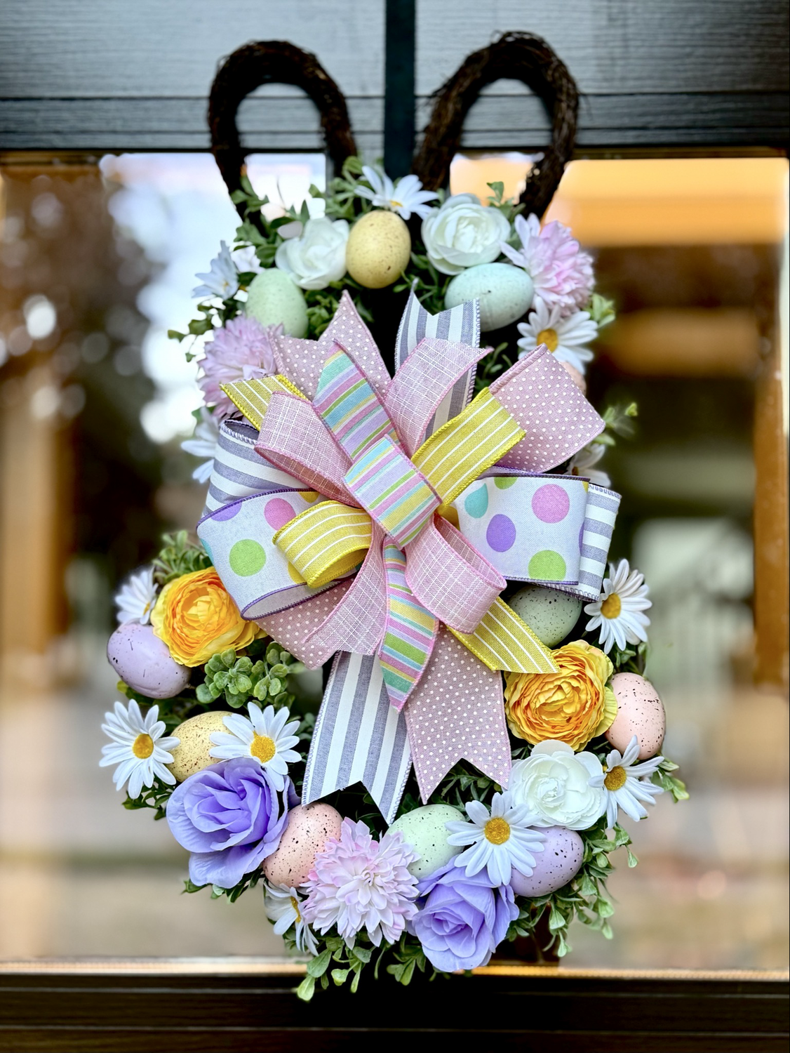 Bunny Wreath, Easter Decor