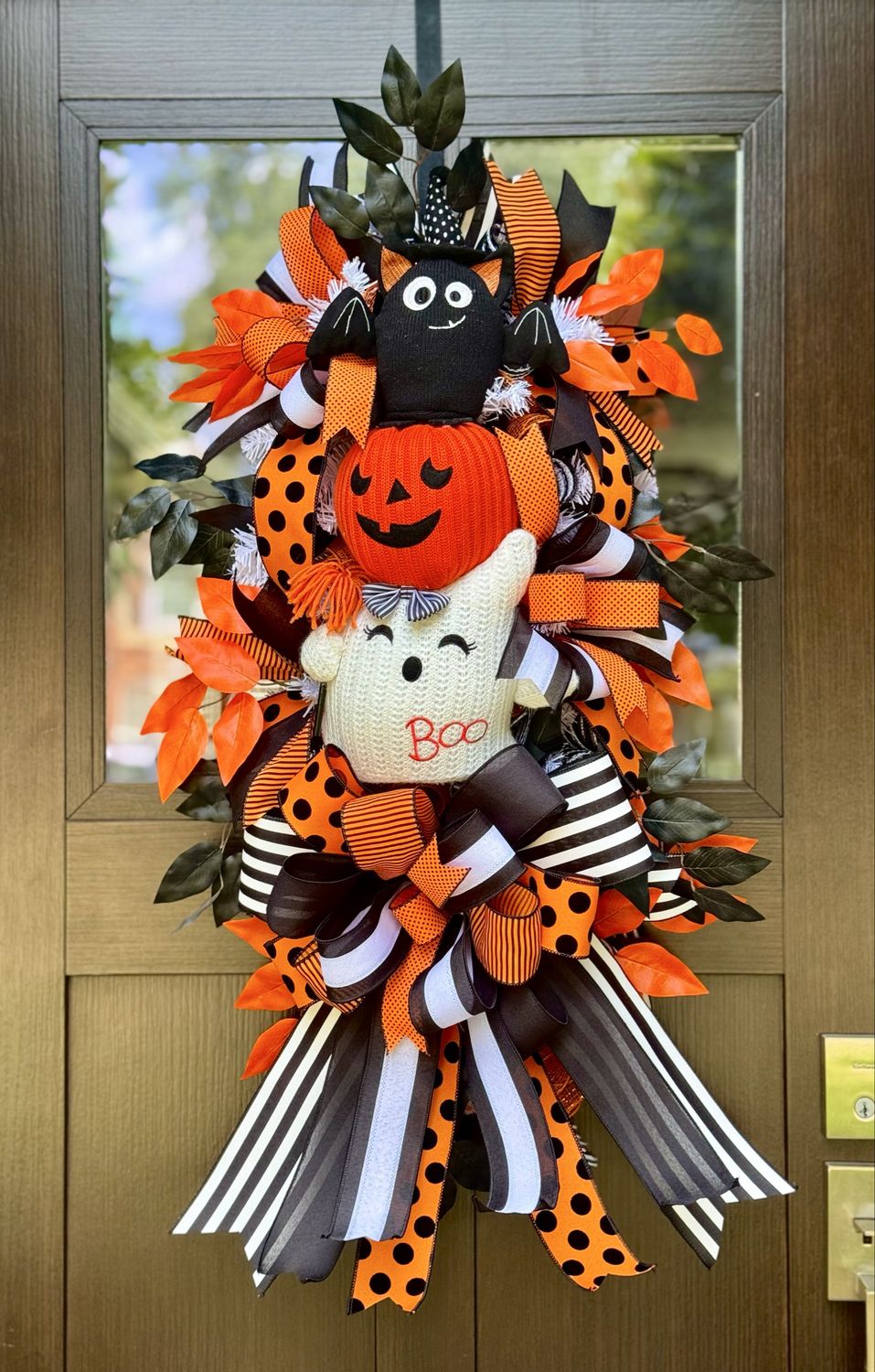October decor, Halloween Wreath