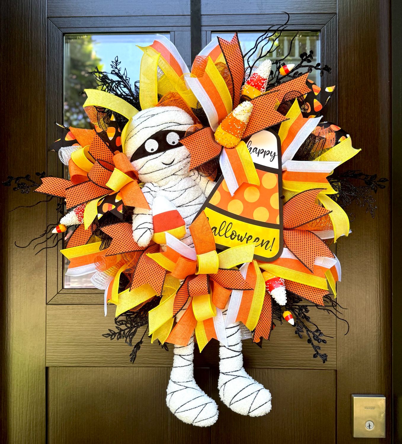 “Sweet Mummy” Halloween wreath