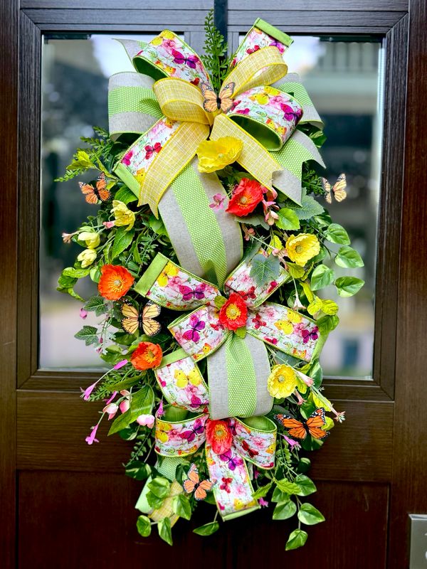 Summer Butterfly Wreath