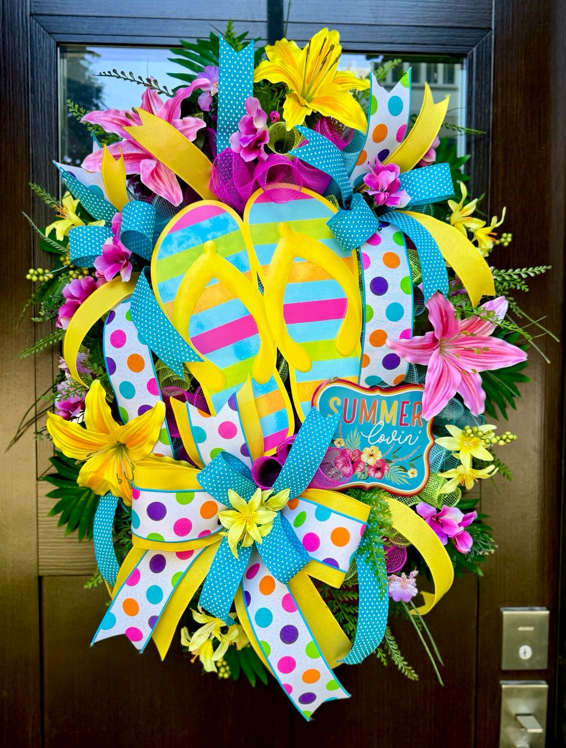 “Summer Lovin’” Wreath (Flip flops)