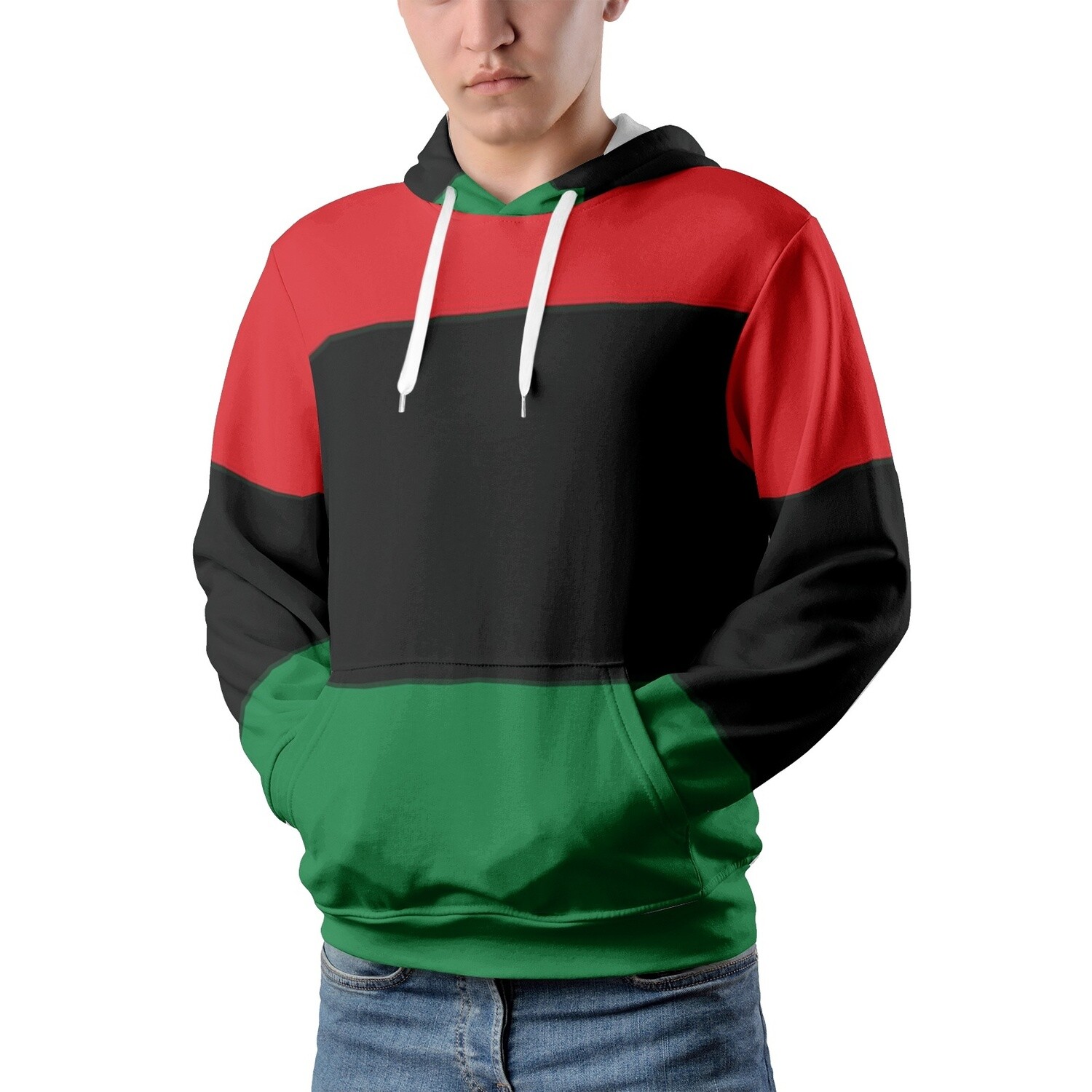 Pan African Flag Pullover Hoodies