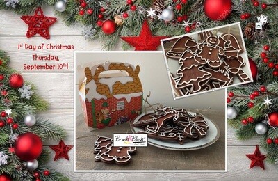 1st Day of Christmas - Gingerbread Ornaments
PICKUP/DELIVERY: Wednesday, September 9th - 12-2pm
Virtual Live-Ztream Event: Thursday, September 10th at 7:00 pm 1st Day of Christmas - Gingerbread Ornaments
PICKUP/DELIVERY: Wednesday, September 9th - 12-2pm
Virtual Live-Ztream Event: Thursday, September 10th at 7:00 pm