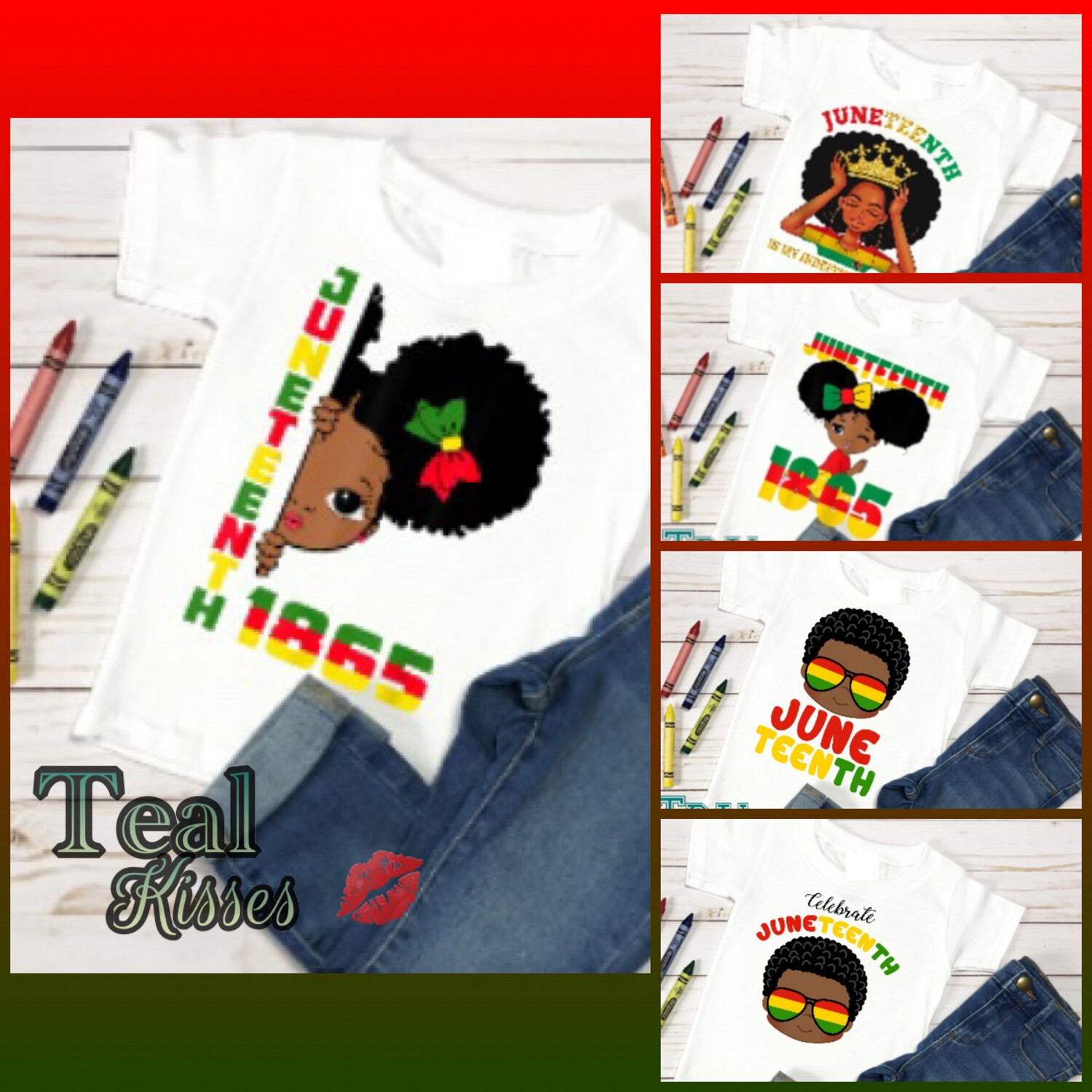 Youth Juneteenth Tee