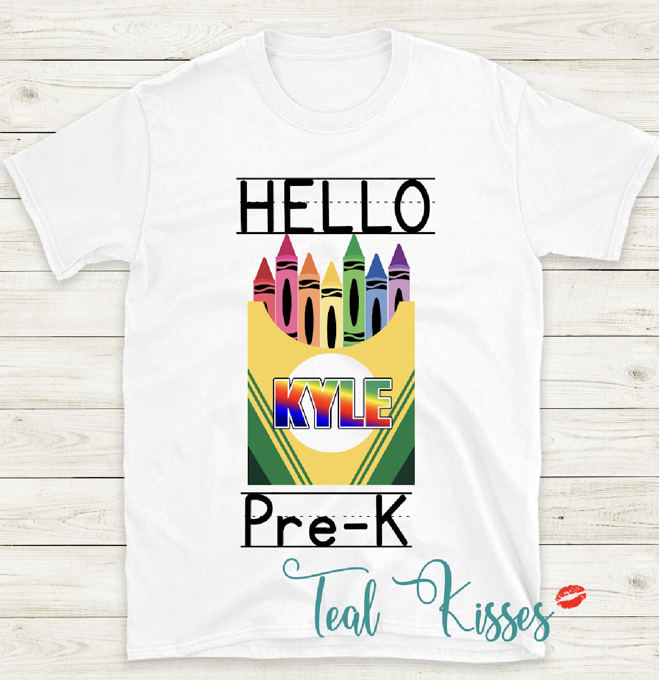 Hello Pre k /kindergarten Crayon