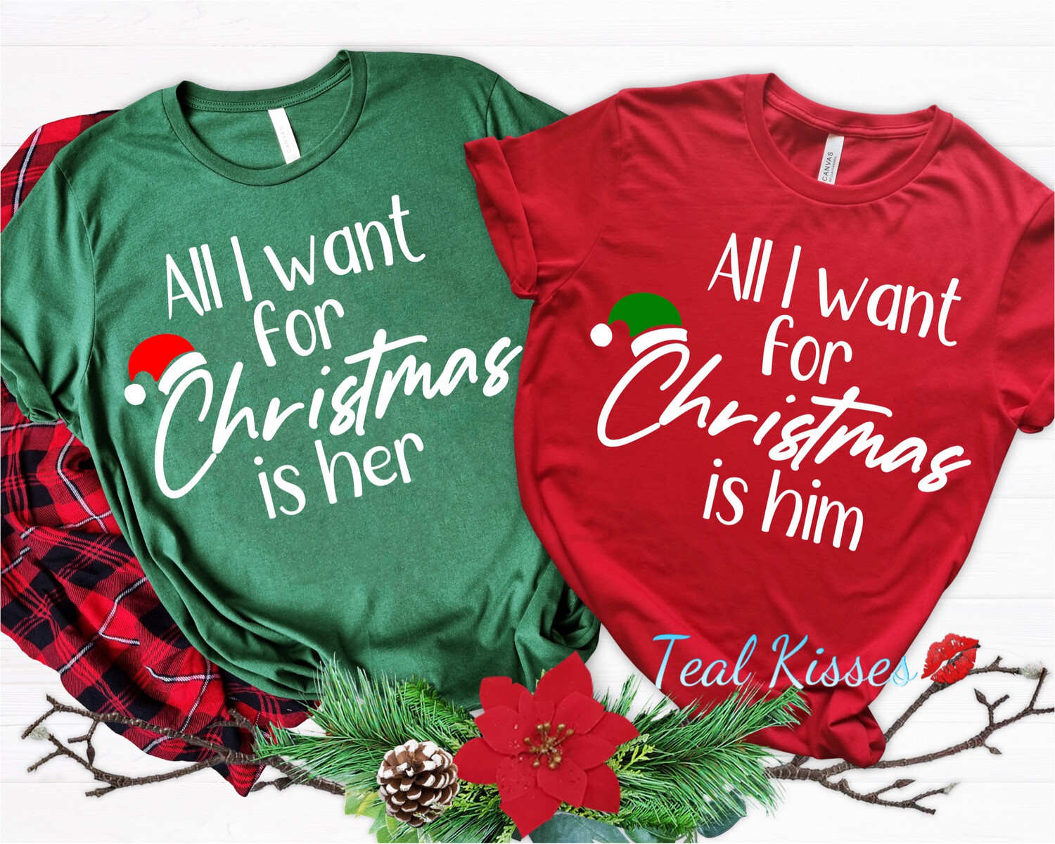 Christmas Couple Tees