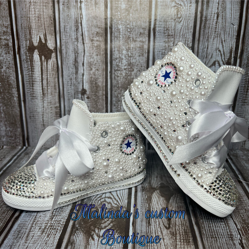 Youth Pearl Wedding Converse
