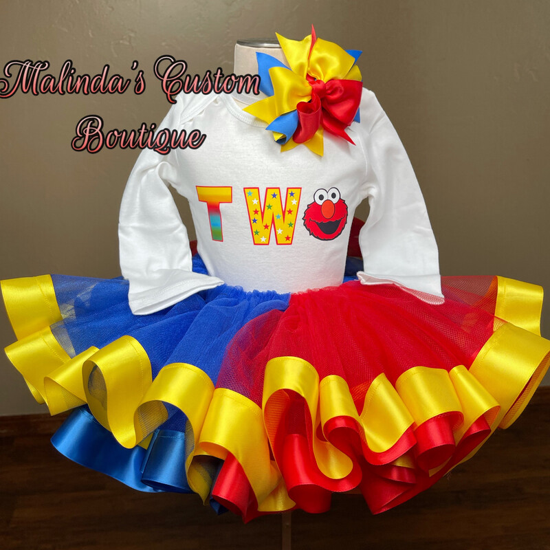 Elmo Tutu Set