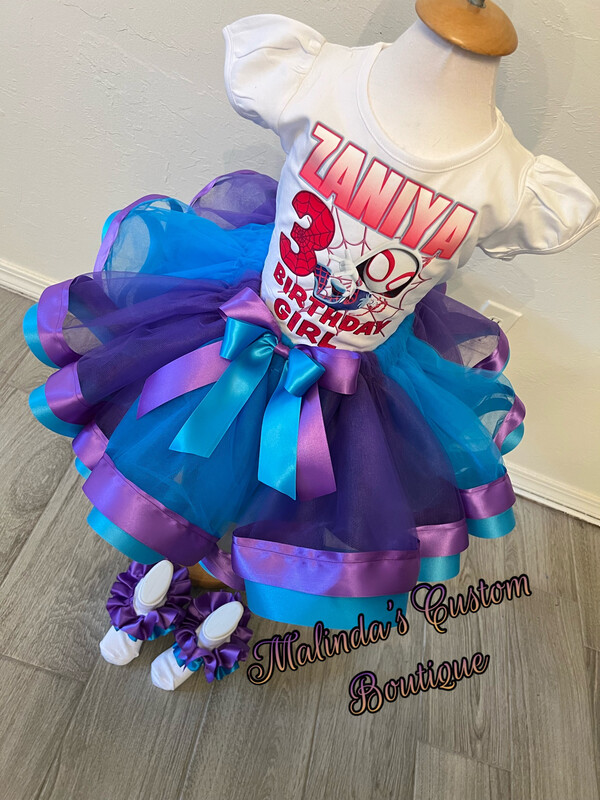 Ghost Spiderman Tutu Set