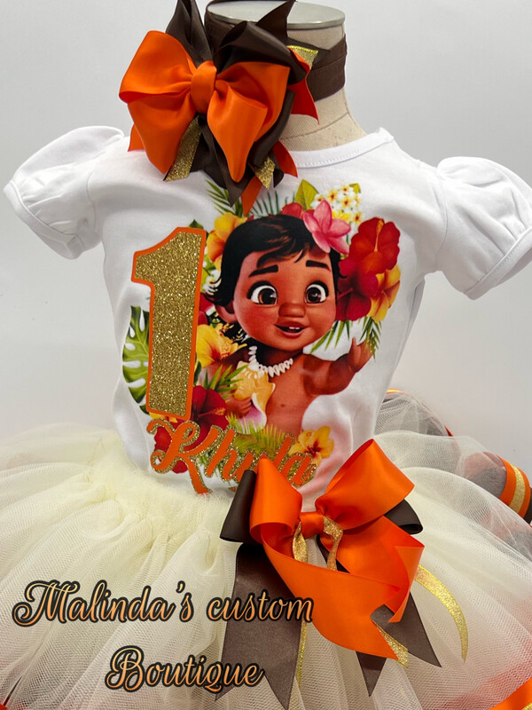 Moana Tutu Set