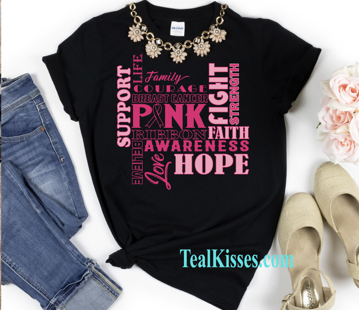 Pink Cancer Collage