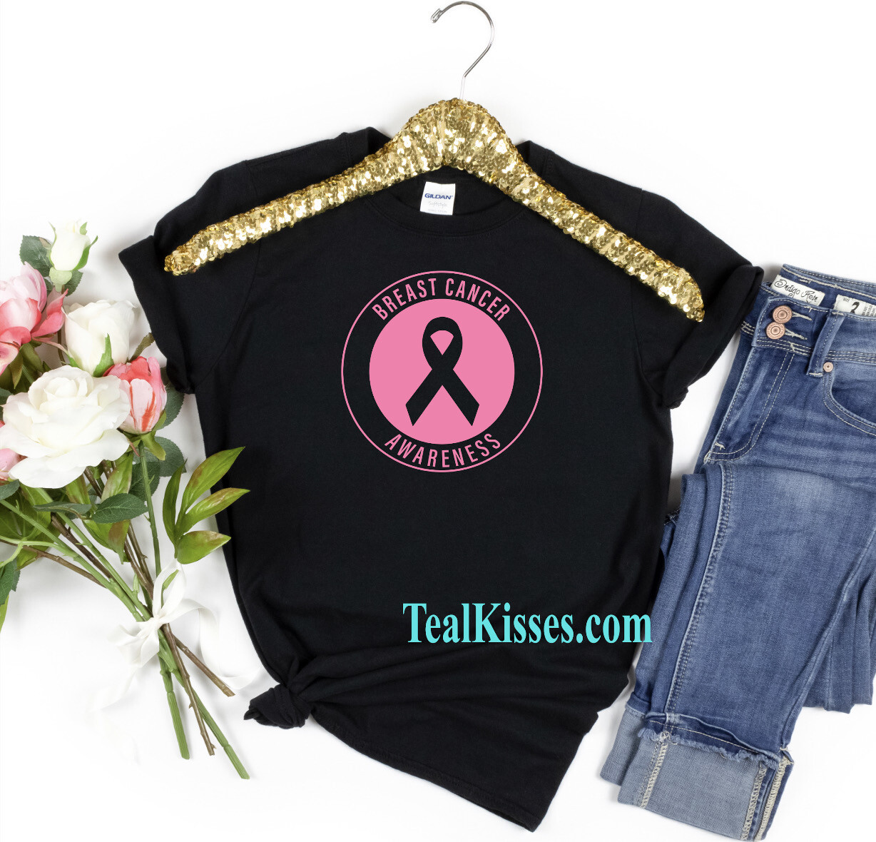 Pink Ribbon Circle