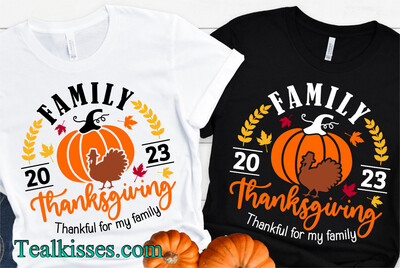 Custom Family Thanksgiving Tees