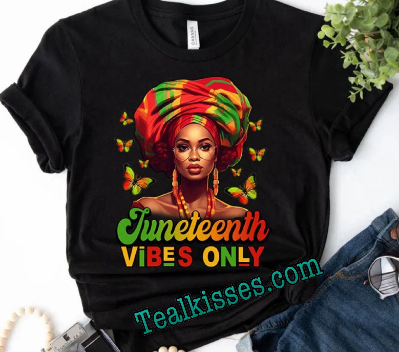 Juneteenth Headwrap Lady