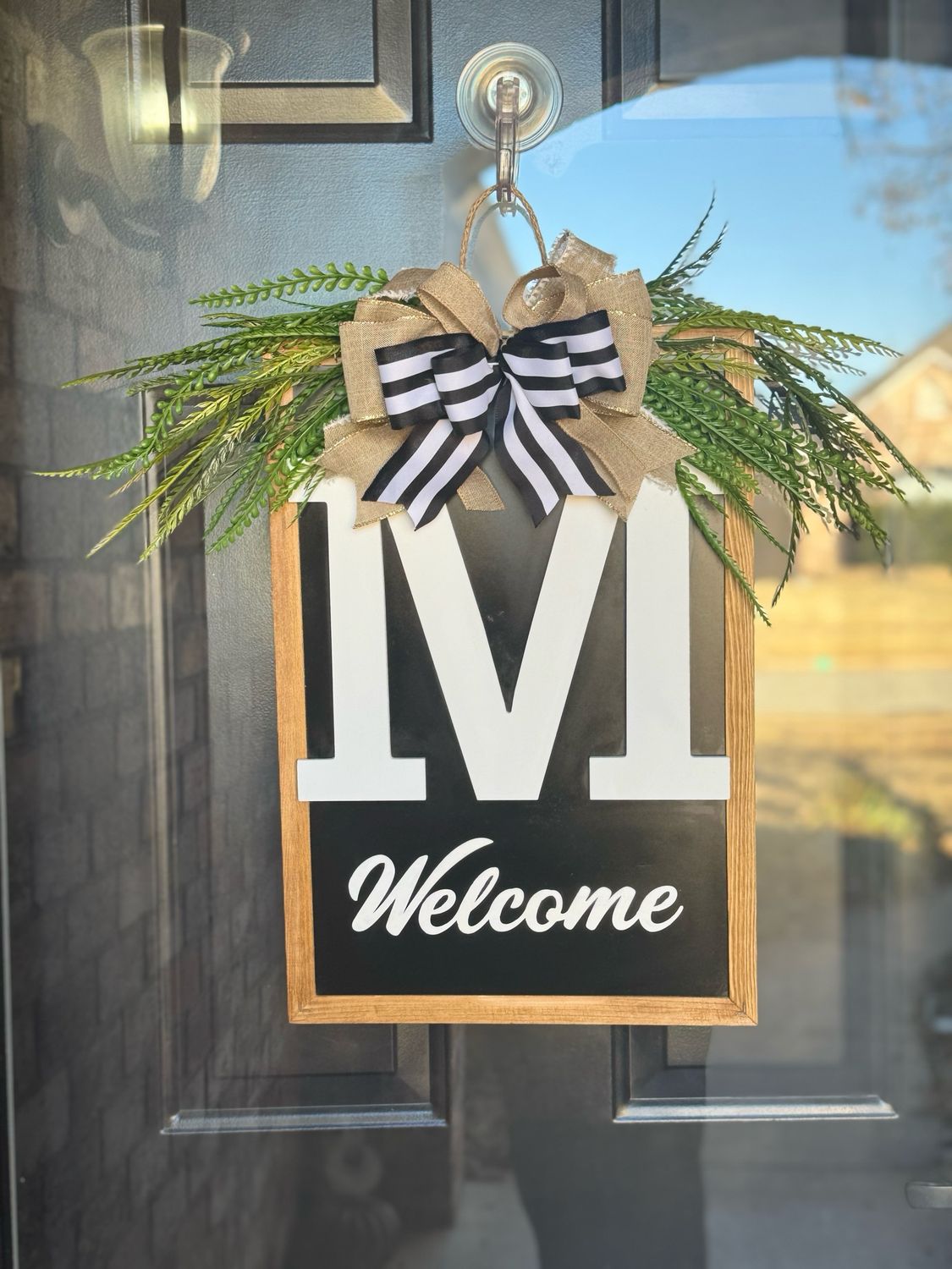 Monogrammed Door Decor