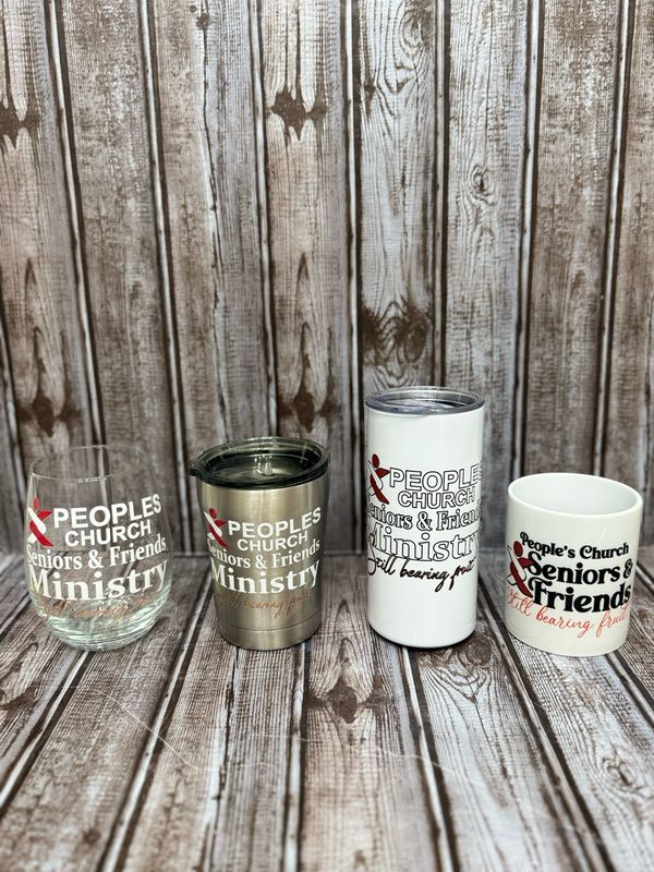 Seniors And Friends Drinkware
