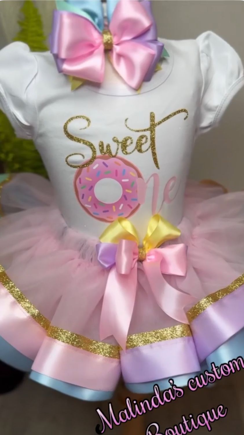 Lyrics Donut Tutu Set