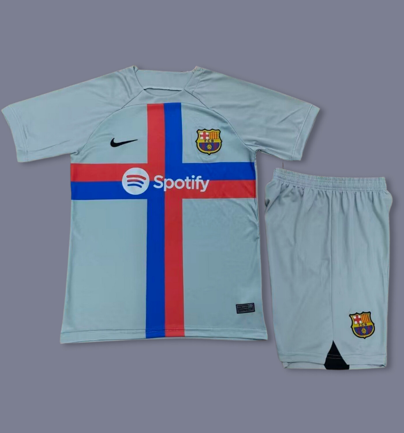 22-23 Barcelona mens third jersey (full set)
