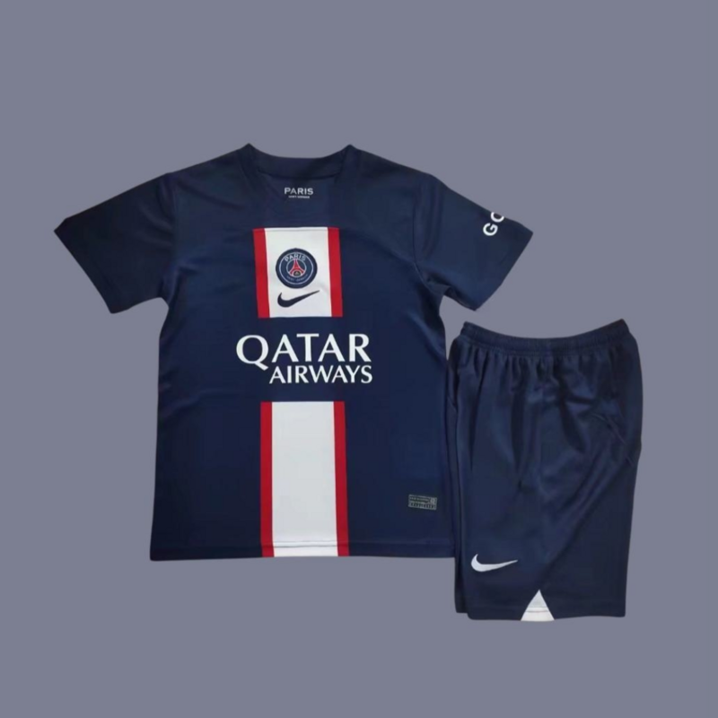 22-23 PSG kids home jersey (full kit)