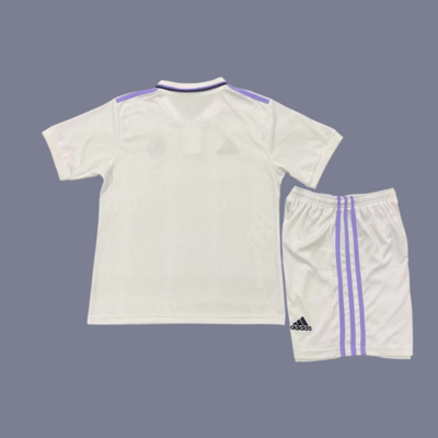 22-23 Real Madrid kids home jersey (full kit)
