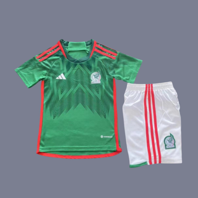 2022 Mexico home kids jersey