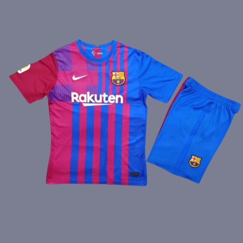 21-22 Barcelona mens home jersey (full set)