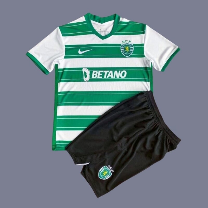 21-22 Sporting Lisbon mens home jersey (full set)