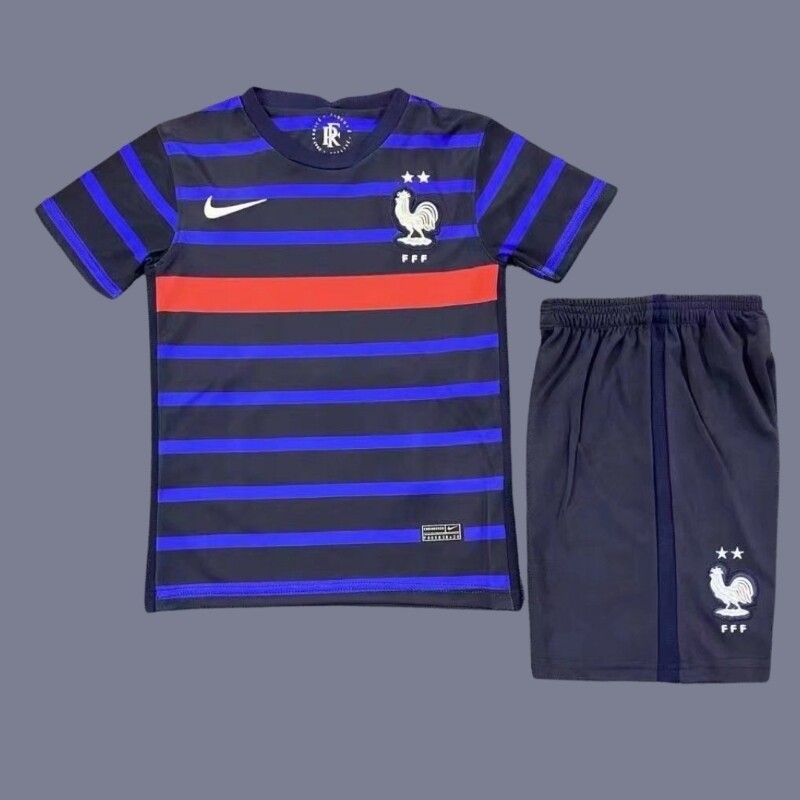 20-21 France mens home jersey (full set)