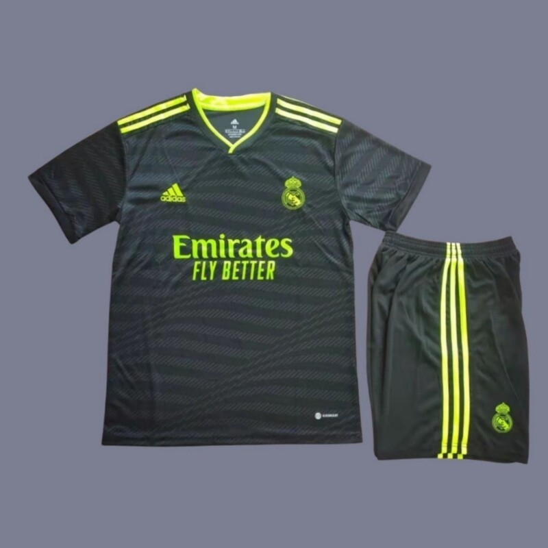 22-23 Real Madrid mens away jersey (full set)