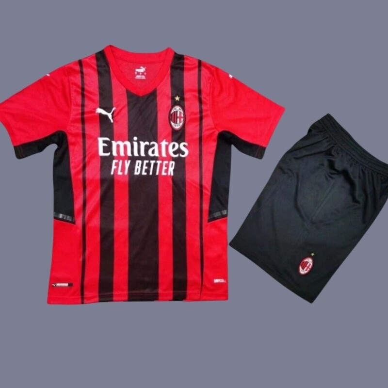 21-22 AC Milan mens home jersey (full set)