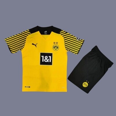 21-22 Borussia Dortmund home kids jersey