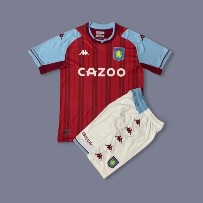 21-22 Aston Villa mens home jersey (full set)
