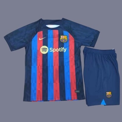 22-23 Barcelona mens home jersey (full set)