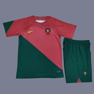 2022 Portugal mens home jersey (full set)