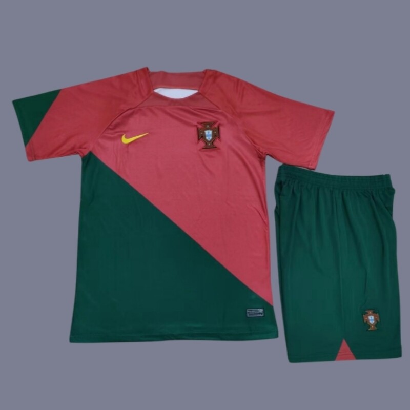 2022 Portugal mens home jersey (full set)