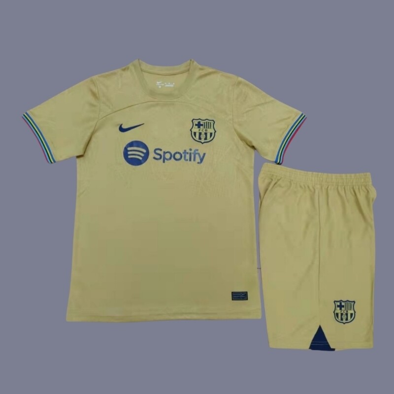 22-23 Barcelona mens away jersey (full set)