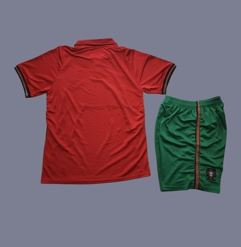 20-21 Portugal men's home jersey (full kit)