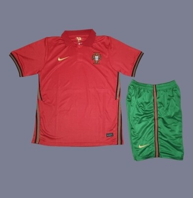 20-21 Portugal mens home jersey (full set)