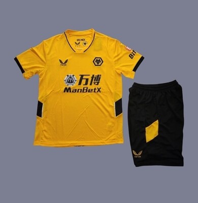 21-22 Wolverhampton mens home jersey (full set)