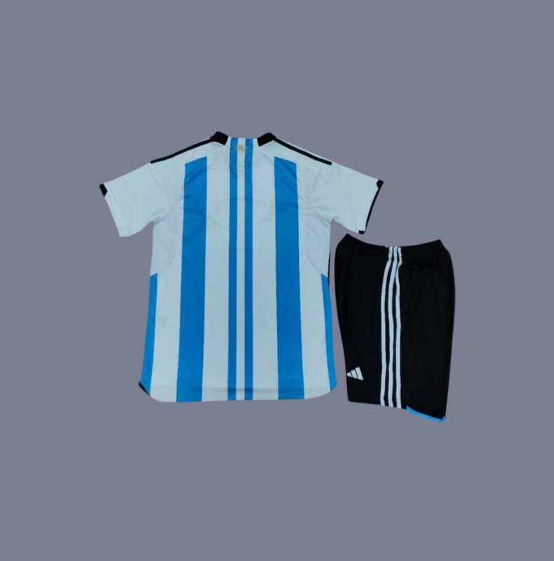 2022 Argentina kids home jersey (full kit)