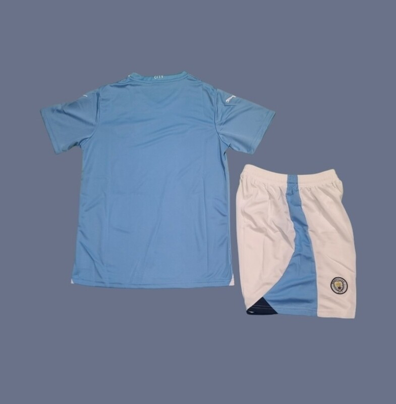 Manchester City 23-24 men's home jersey (full kit)