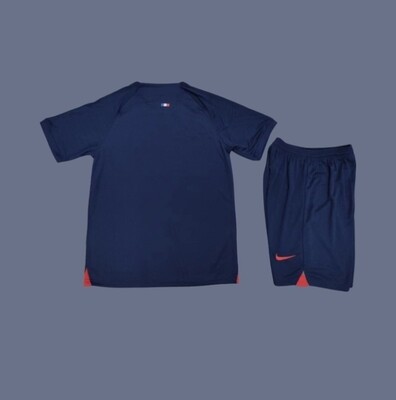 PSG 23-24 kids home jersey (full kit)
