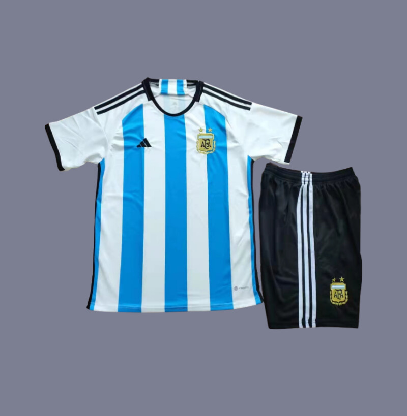 2022 Argentina 2 stars mens home jersey (full set)