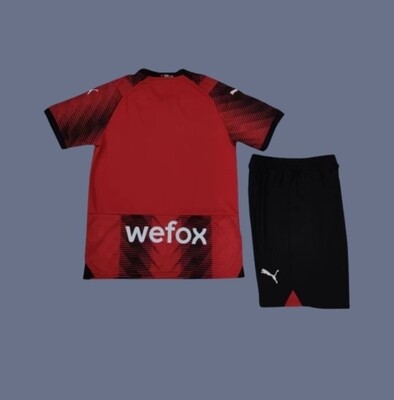 AC Milan 23-24  kids home jersey (full kit)
