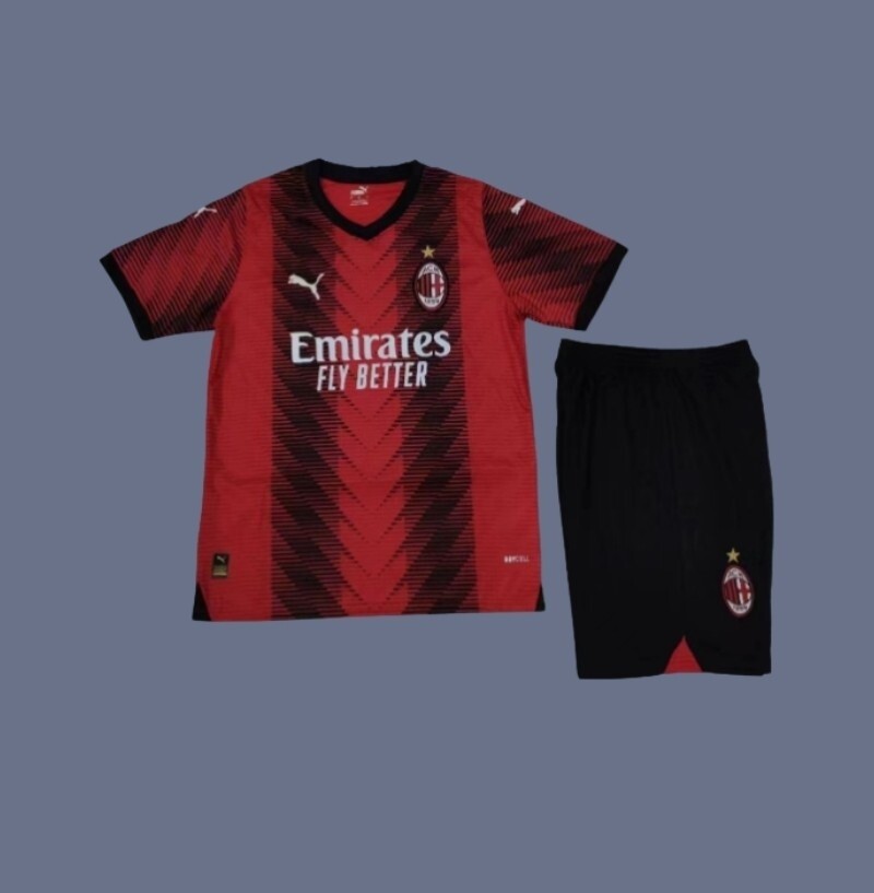 AC Milan 23-24  kid&#39;s home jersey