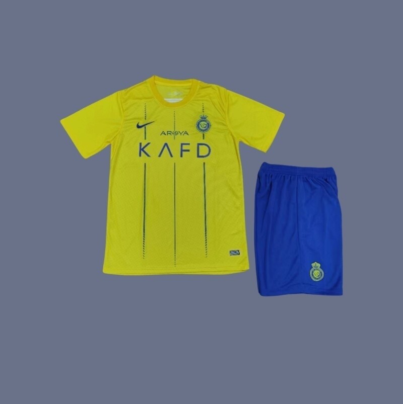 Al Nassr 23-24 kids home jersey (full set)