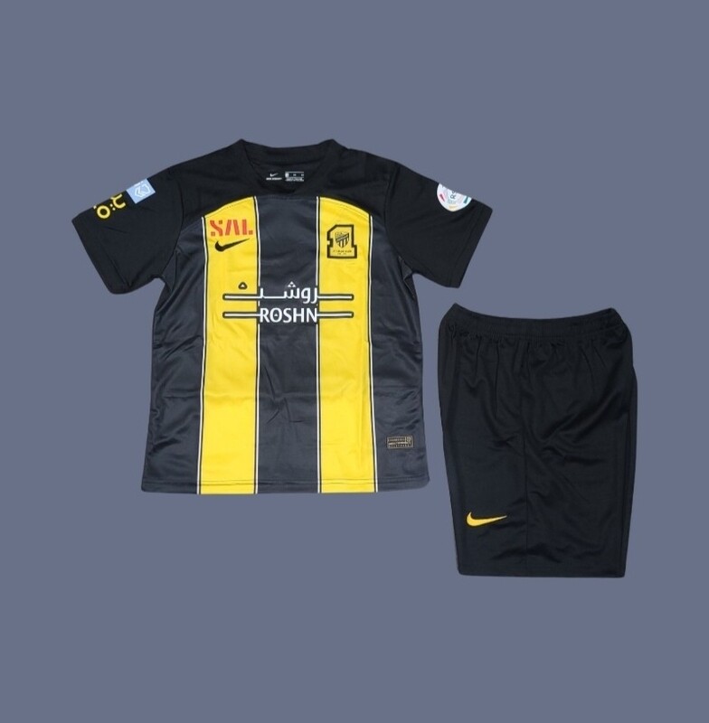 Al Ittihad 23-24 kids home jersey (full set)