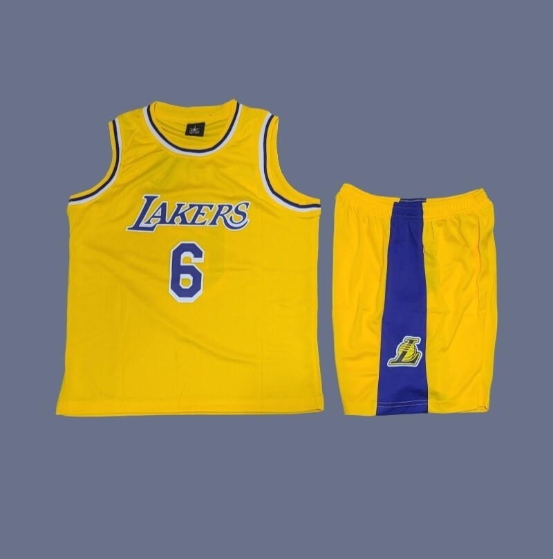 Los Angeles Lakers - Lebron James kids jersey (full set)
