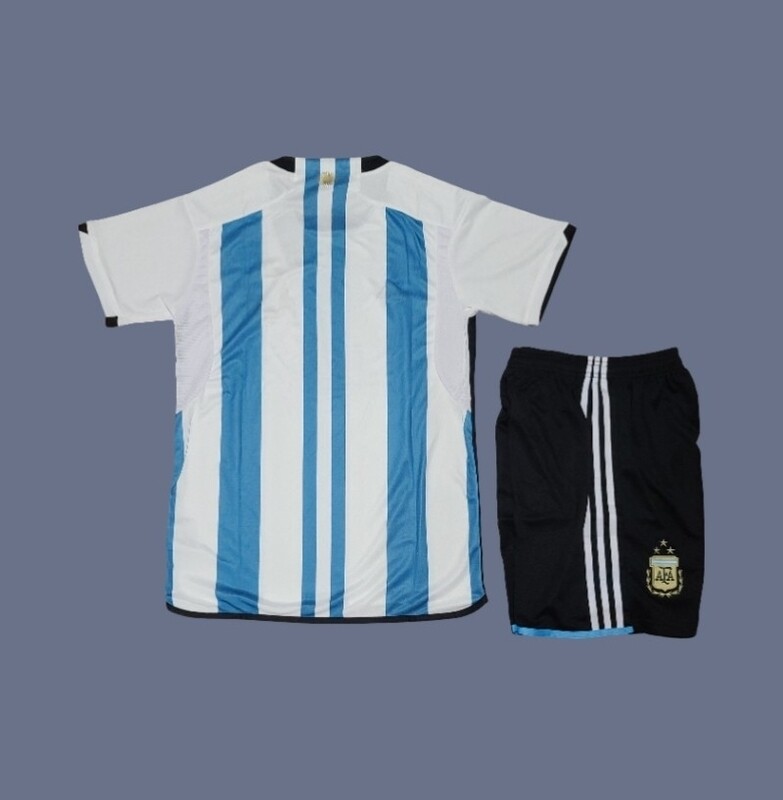 2022 Argentina 3 stars men's jersey (full kit)